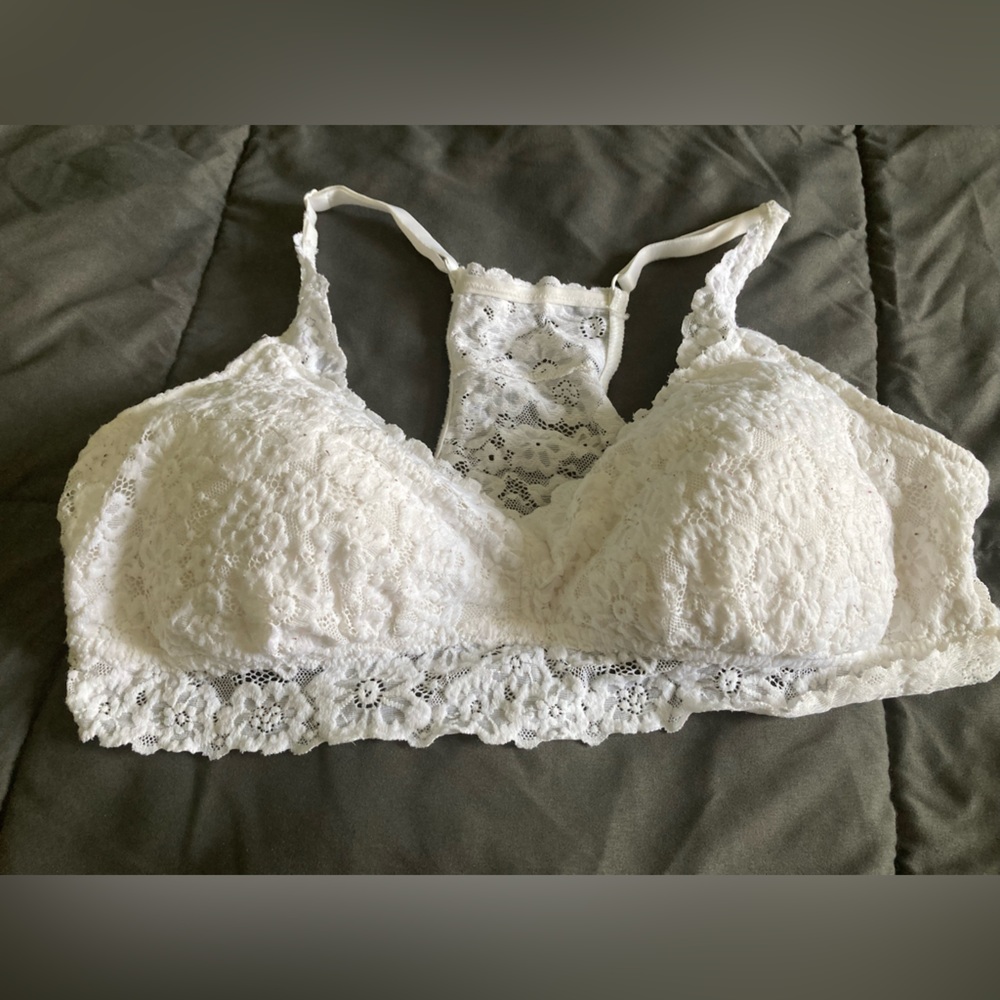 Aerie Floral Lace Racerback Bralette